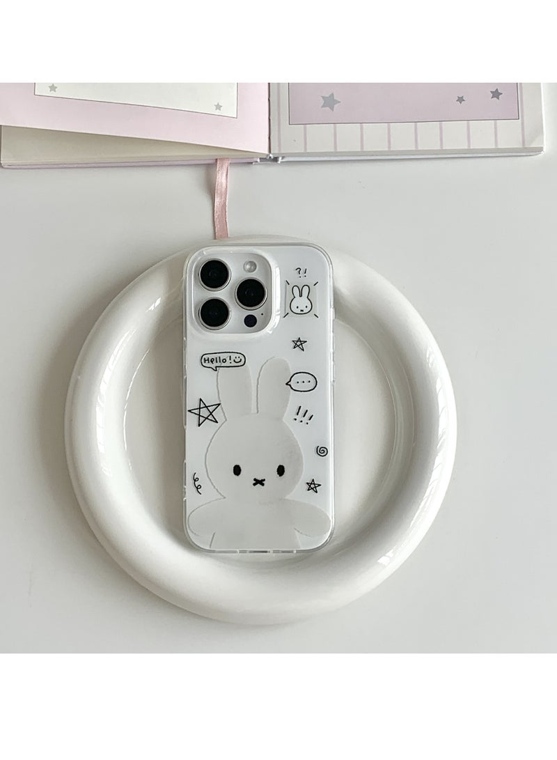 NIBEMINENT Protective TPU Case Cover For iPhone 15 Pro Max, Miffy Baby Single Shell