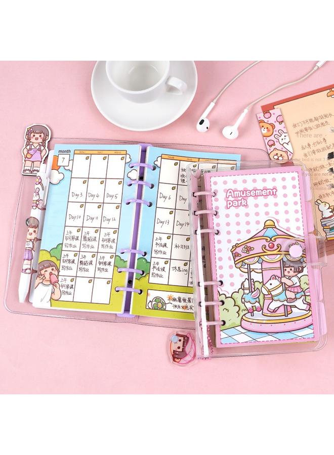 Bluejw Small Mashu Hand Account Book Ins Style Student Gift Creative Book Suit Gift Box Cute Girl's Heart Hand Account - Image 5