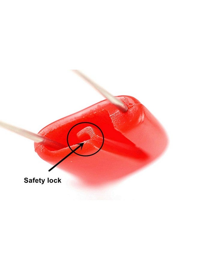 Kinteshun Kinteshun Baby Safety Pins,Kid Secure Clips Diaper Bib Nappy Pin with Safe Lock(50pcs,1.6 inches,7 Assorted Candy Colors) - Image 2