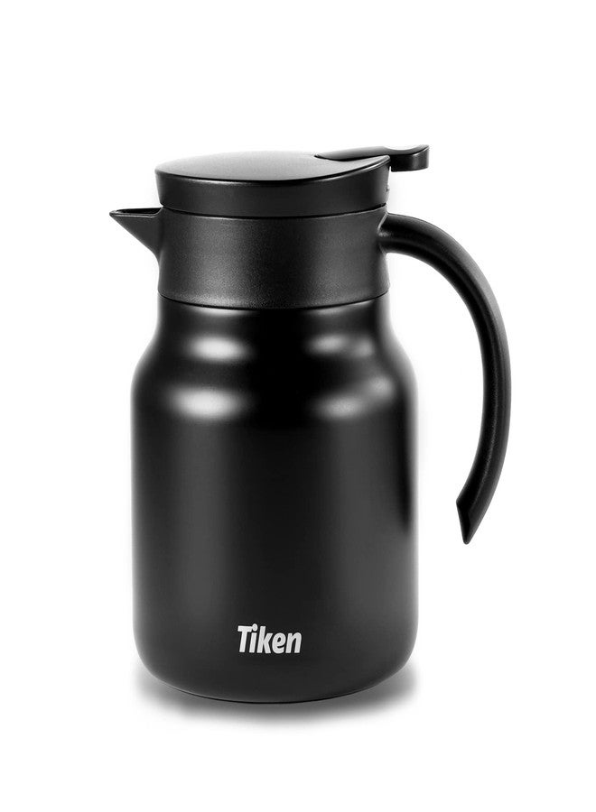 Tiken Coffee Server, 800ML (27 Oz) Thermal Coffee Carafe, Stainless Steel Insulated Vacuum Coffee Carafes For Keeping Hot - Matte Black - Image 2