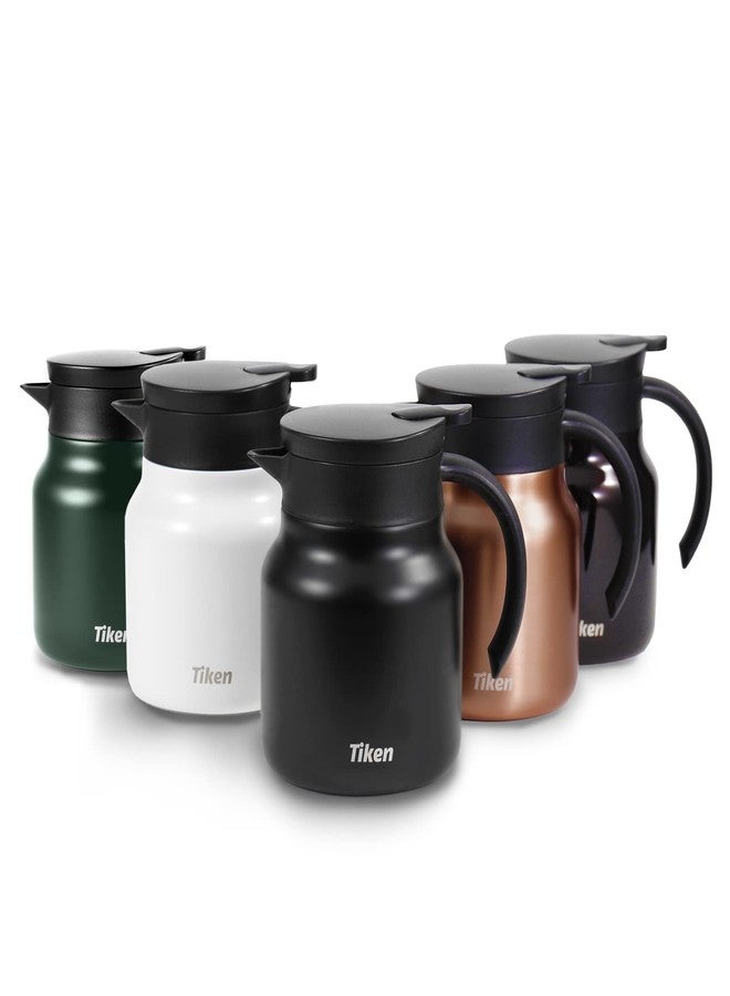 Tiken Coffee Server, 800ML (27 Oz) Thermal Coffee Carafe, Stainless Steel Insulated Vacuum Coffee Carafes For Keeping Hot - Matte Black - Image 1