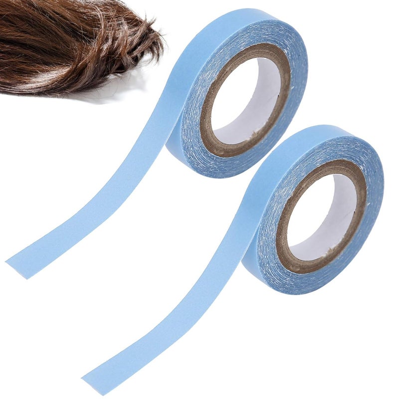 Double Sided Hair Extension Tape, Tape in Hair Extensions Human Hair and Sweatproof 2pcs 3 Yards for Professional Salon and Home Use - Image 3