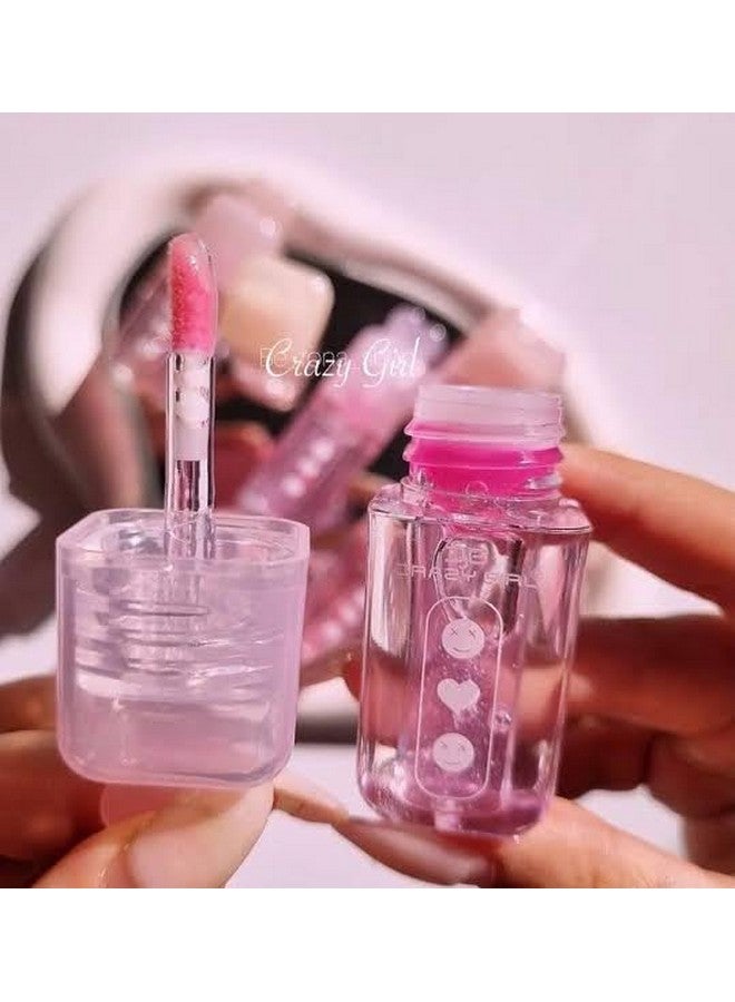 Waterproof Crystal Jelly Lip Oil Gloss| Liquid lip Gloss, Hydrating, Lip Gloss Tint for Women | Pigmented Lips for Natural Lip Plumper (1 Pcs) - Image 2