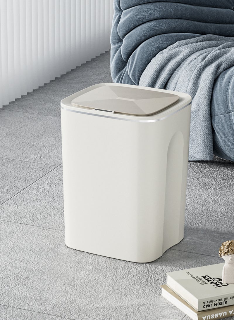 Sharpdo - 16L Smart Trash Can for Home Office and Bathroom, with Automatic Sensor Flip-Up Lid, Rechargeable Model - Image 1