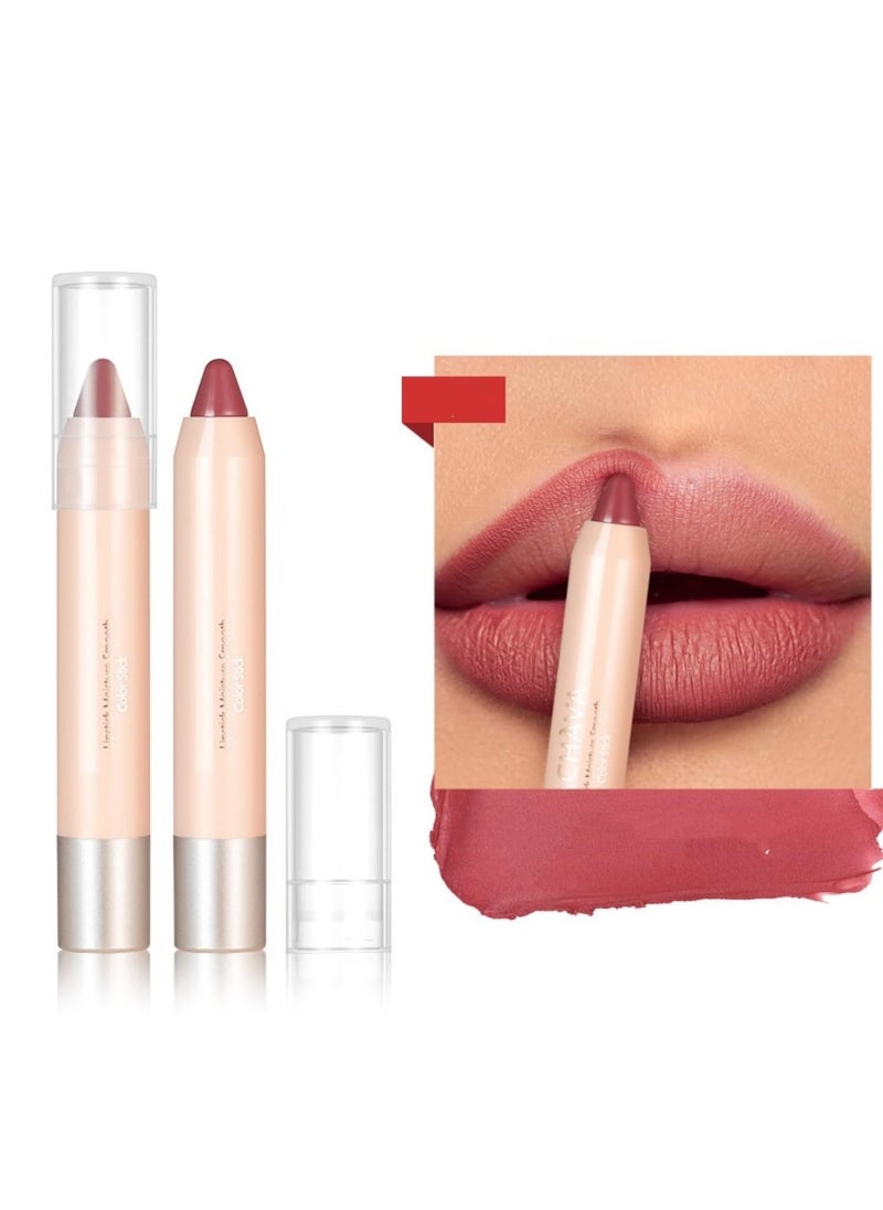 Melemando 8 Colors High Pigmented Smooth Matte Lip Liner Pencil Waterproof Velvet Lipstick Pen Professional Lip Liner for Girls and Women 01 