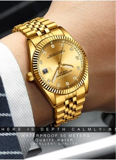 FNGEEN FNGEEN Women's Fashion Waterproof Quartz Watch Gold  - Image 3