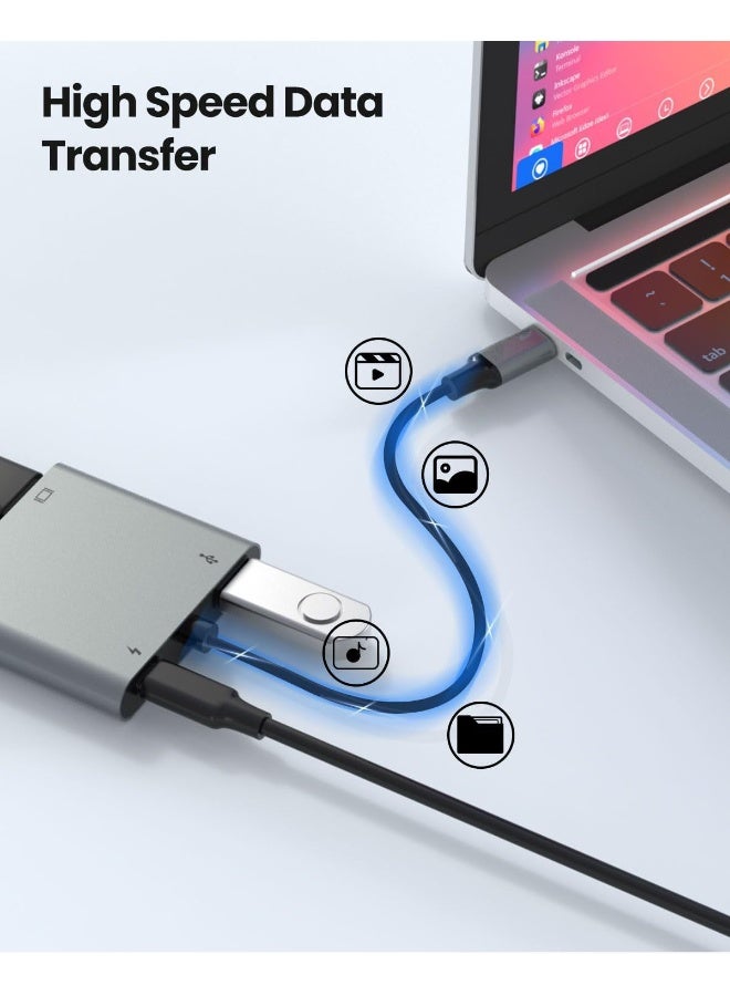 Type-C 4-in-1 Dual-Screen USB Docking Station - Image 5