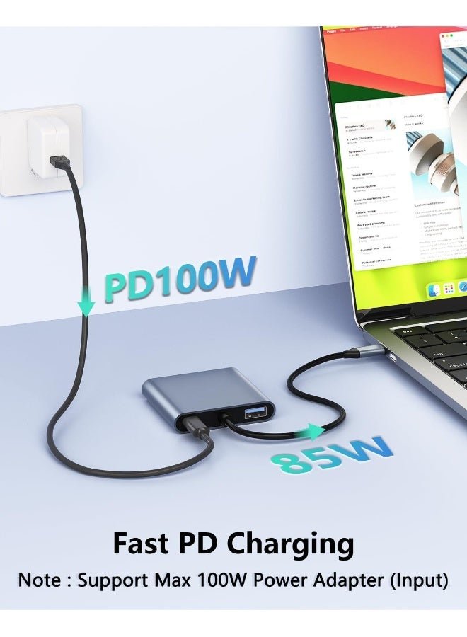 Type-C 4-in-1 Dual-Screen USB Docking Station - Image 4