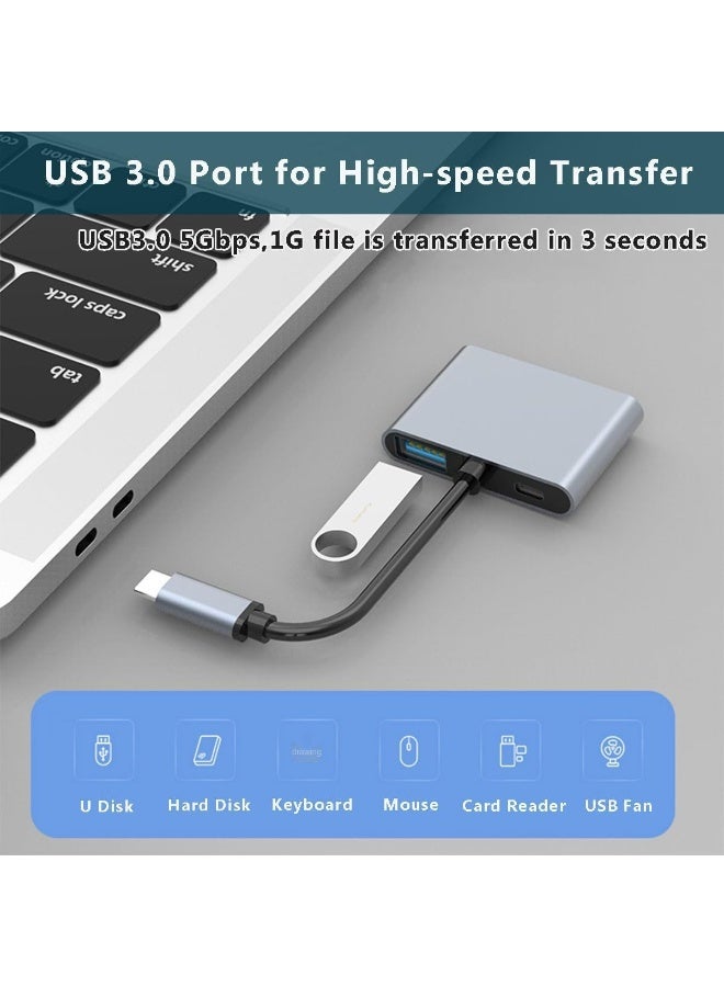 Type-C 4-in-1 Dual-Screen USB Docking Station - Image 3