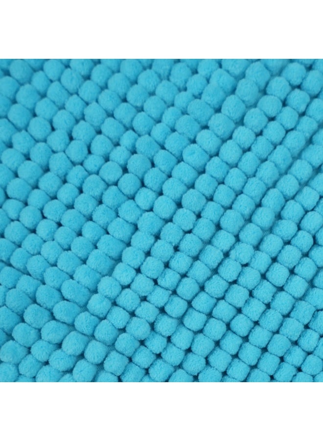 DIVEENAS Diveena's Non-Slip Bathroom Mat – 40x60cm Super Soft Microfiber Bath Mat, Quick-Dry & Machine Washable Bath Rug for Bathroom or Powder Room & Home | Blue - Image 2