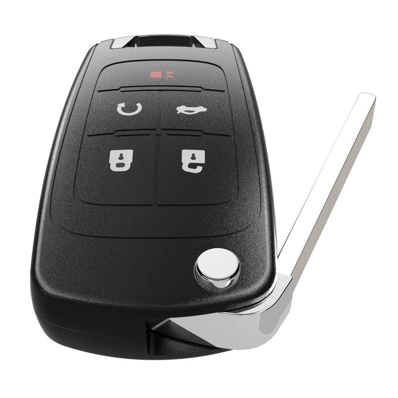 VOFONO Flip Chevy Key Fob Keyless Entry Remote Start Control Replacement Fits for Cruze/Camaro/Impala/Equinox/GMC Terrain/Buick Lacrosse 2010 2011 2012 2013 2014 2015 2016 2017 Replacement for OHT01060512 - Image 3