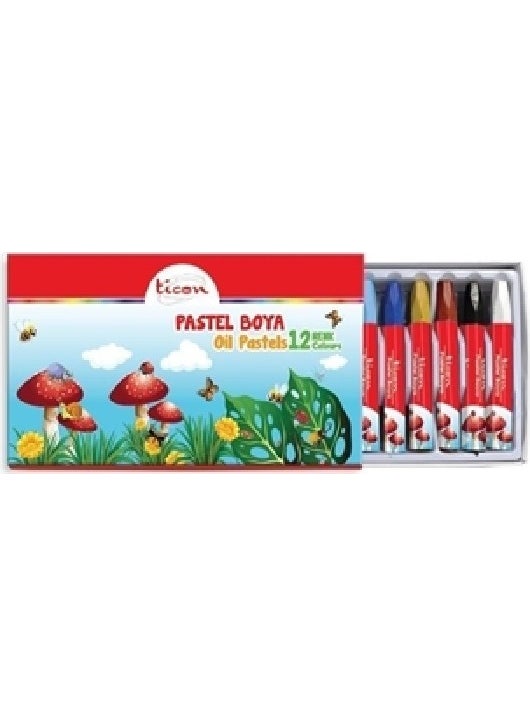 Ticon 12 Pack Crayons 