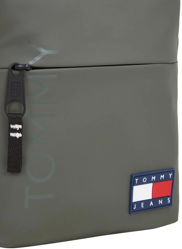تومي جينز Logo Detailed Messenger Bag