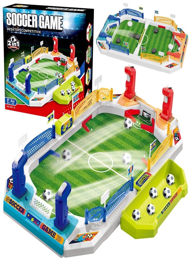 spring flower SpringFlower Mini Foosball Table Game for Kids, Soccer Board Game Gifts for 4 5 6 7 8-12 Year Old Boys, Toys for Age 4-6 5-7 8-12, Birthday Soccer Gifts Toy for Boys Girls - Image 1