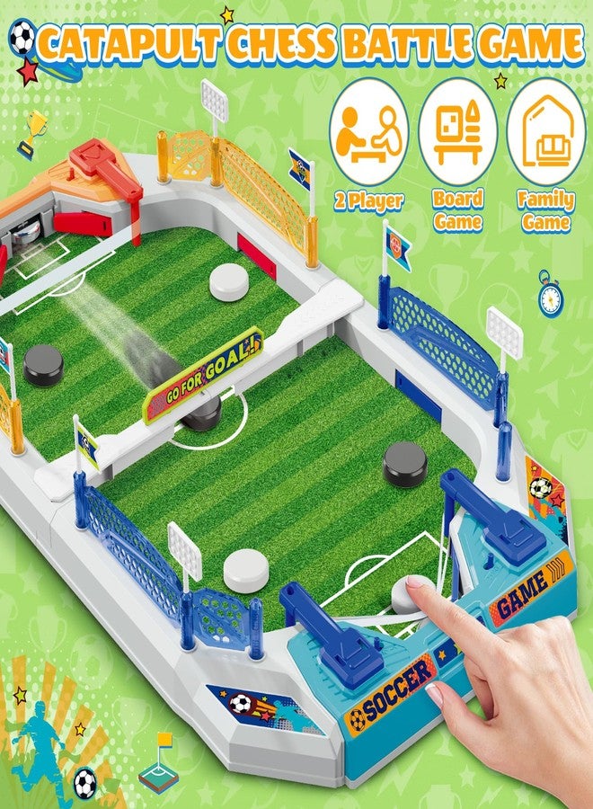 spring flower SpringFlower Mini Foosball Table Game for Kids, Soccer Board Game Gifts for 4 5 6 7 8-12 Year Old Boys, Toys for Age 4-6 5-7 8-12, Birthday Soccer Gifts Toy for Boys Girls - Image 3