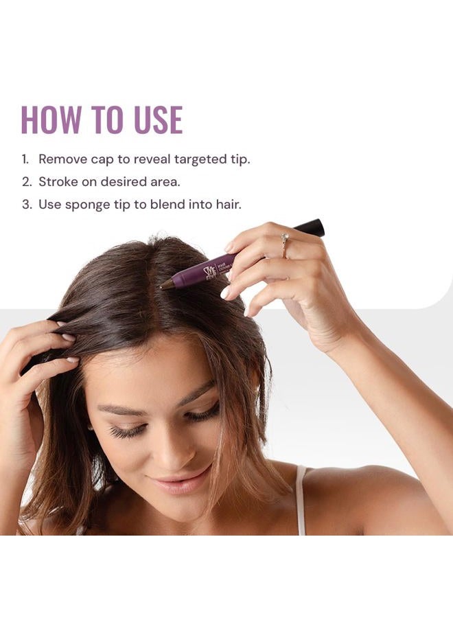 STYLE EDIT Root Cover Up Stick - Instant Root Concealer to Touch up And Cover Roots and Grays (Black) - Image 4