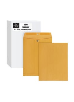 Quality Park Park Ridge Kraft Clasp Envelopes 10 X 13 Inches Box Of 100 (Qua43097)  - Image 1
