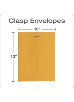 Quality Park Park Ridge Kraft Clasp Envelopes 10 X 13 Inches Box Of 100 (Qua43097)  - Image 2