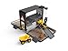 CAT Construction Toys Store N Go Playset Tin Travel Case Transforms into MultiLevel Worksite Includes 2 Little Machines Vehicles 10 Accessories Portable STEM Toy for Kids Ages 3 - Image 3