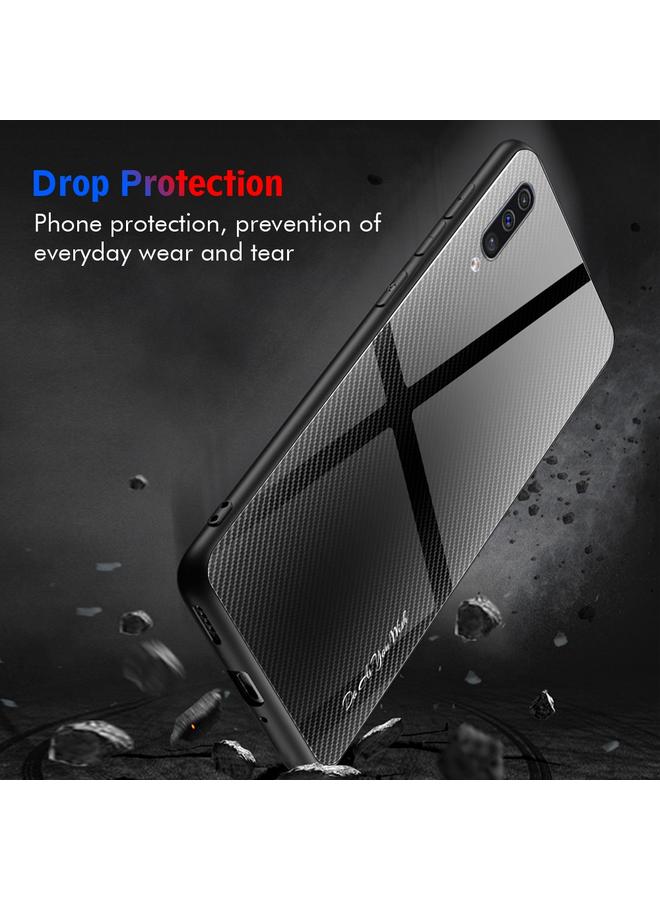 Zaboon Case For Galaxy A50 Texture Gradient Glass Protective Case - Image 4
