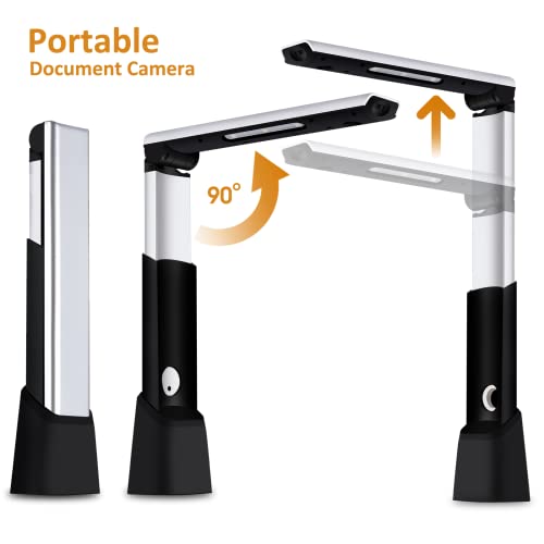 Bitpro LGM Document Cameras Scanner,10MP CMOS,Visual Presenter Max A3 Size,OCR Technology,W/LED Light and Micphone,Easy-to-Use Tools for 100P Book Scanner PDF, Portable for Teacher,Classroom and Conference - Image 3