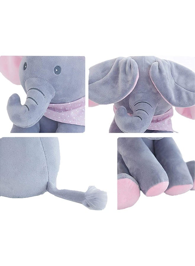Halamodo Authentic Cute And Beautiful Elephant Shaped Durable Stuffed Plush Toy 30cm - Image 4