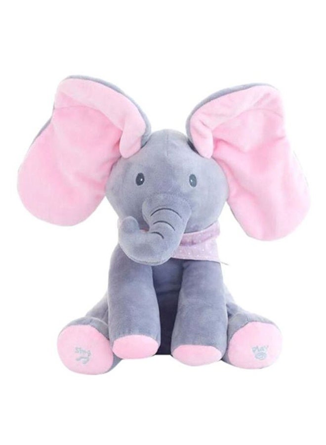 Halamodo Authentic Cute And Beautiful Elephant Shaped Durable Stuffed Plush Toy 30cm - Image 1