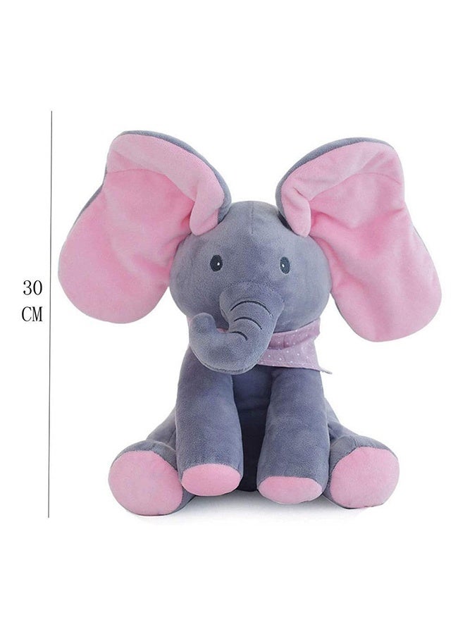 Halamodo Authentic Cute And Beautiful Elephant Shaped Durable Stuffed Plush Toy 30cm - Image 2