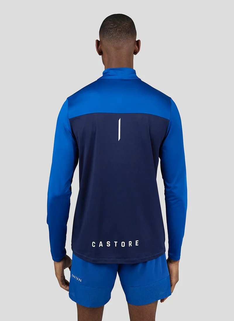 CASTORE Men'S Colour Block 1/4 Zip - True Blue