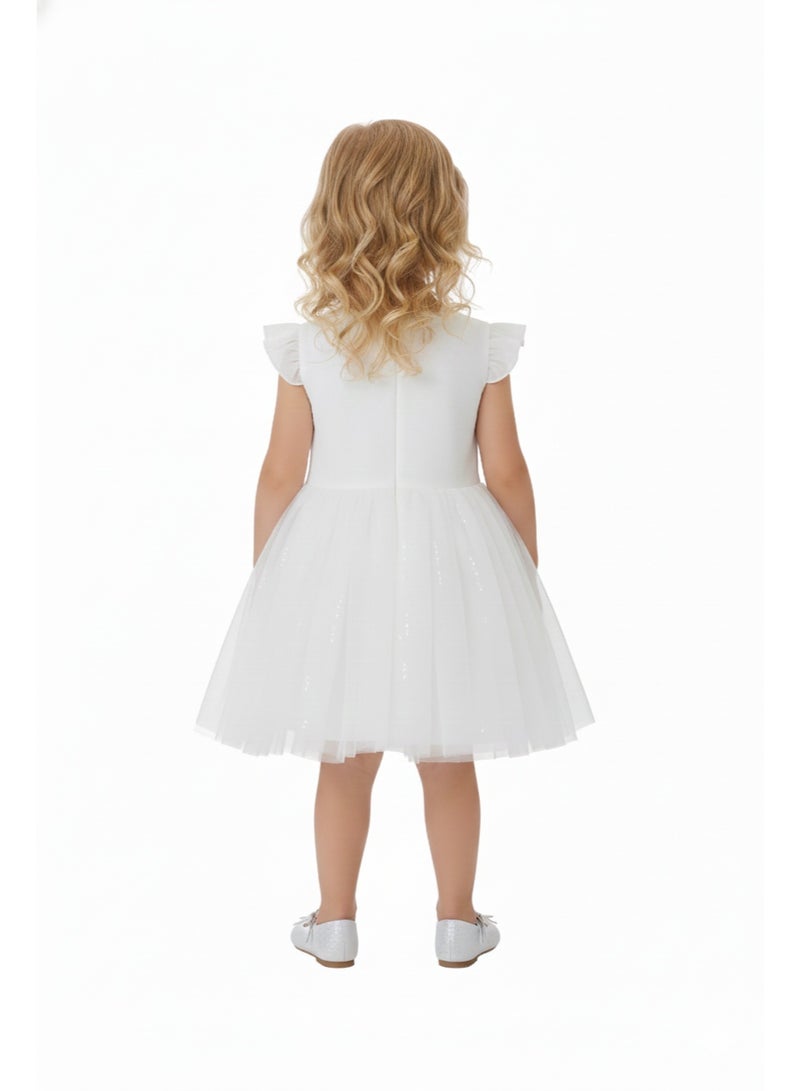 Bidani Elsa and Anna White Frost Dress - Image 3