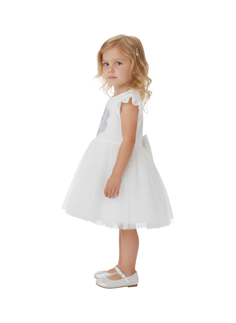 Bidani Elsa and Anna White Frost Dress - Image 2