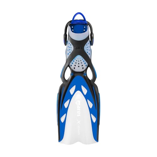 Mares Unisex Adult XStream Open Heel Scuba Diving Swim Fins Durable WearResistant Flexible Flippers for Swimming Diving Snorkeling 410019 Blue Regular - Image 1