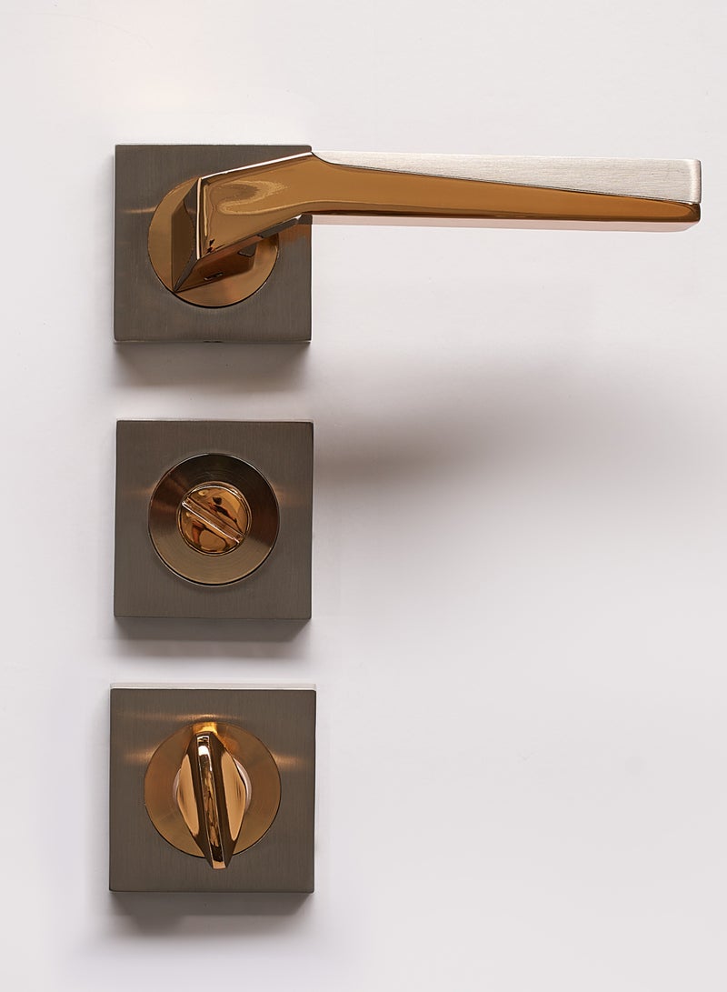 Siag Yildiz Rosetta Bathroom Door Handle  - Image 2