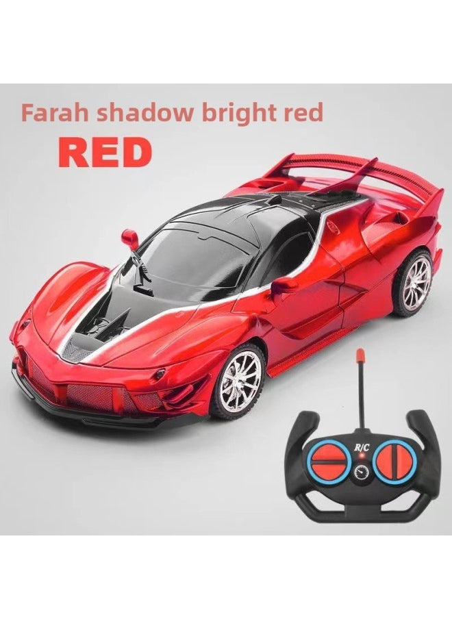 Remote Control Toy Car Car Rechargeable High-speed Electric Drift Run Four-way Race Children Boys Direct Wholesale-Color:2024 Hot Racing Car-fara Mamba Blue [gift Box]-Scale:2-package Special Charging Set + Remote Control [enjoy Fun]  - Image 4