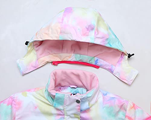 SEARIPE Girls Ski Jacket and Pant Set Winter Warm Snowsuits Kids Toddler Waterproof Outdoor Ski Suit(05SC+Pink-6) - Image 3