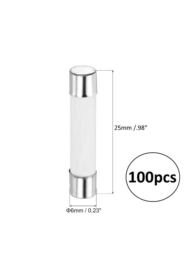 Melfi 100pcs Ceramic Fuse 13A 6x25MM - Image 2