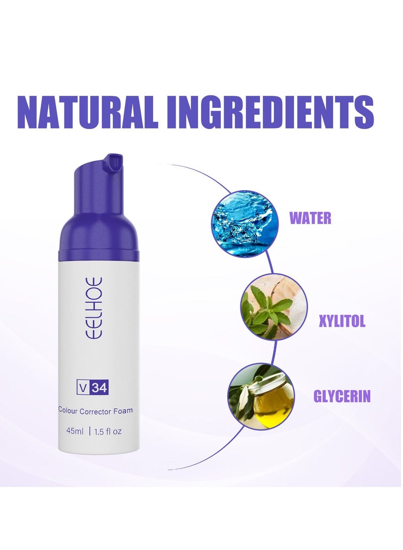 EELHOE Foam whitening toothpaste cleans tartar, yellow stains, stains, fresh breath, dazzling white teeth - Image 2