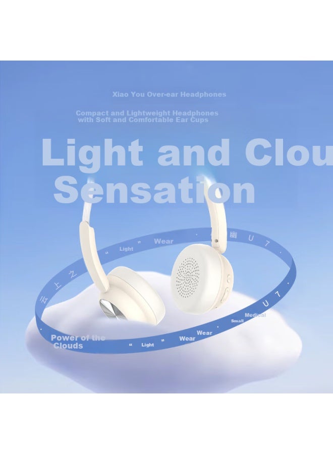 Xiaoyou Retro Headphones U7, Long Battery Life, Wireless Earphones, Transparent Mode, Music Fashion, Digital Wear, High-Quality Sound - Image 3