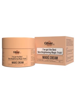 GHAR SOAP Ghar Soap Magic Cream with Saffron & Niacinamide for De-Tan & Skin Brightening | 50g | Skin Brightening Magician | Made with Herbal & Ayurvedic Ingredients  - Image 2