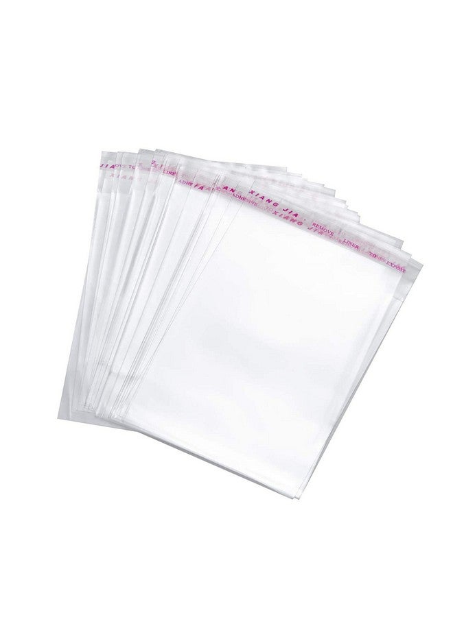 Dinojames Self Adhesive Resealable transparent 9X12 inches - 100 Pcs BOPP plastic covers for packing,plastic bags - Image 1