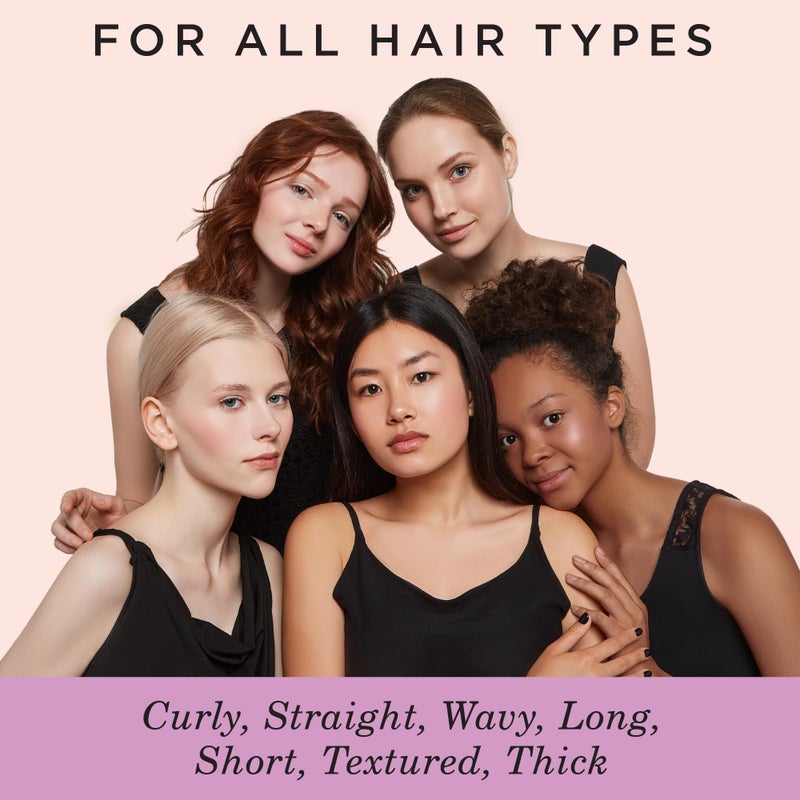 Diane Pro Mini Nylon Pin Styling Brush for Detangling, Separating, Shaping, and Defining Wet or Curly Hair, Heat-Resistant, Anti-Static, Black/Red - Image 4