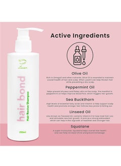 Liaison Liaison Hair Bond Shampoo for Women with Sea Buckthorn, Olive & Peppermint Oil - Promotes Strong, Thicker and Healthier Hair Growth - Nourishing and Hydrating (1 Pack)  - Image 3