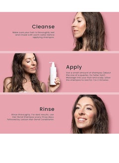 Liaison Liaison Hair Bond Shampoo for Women with Sea Buckthorn, Olive & Peppermint Oil - Promotes Strong, Thicker and Healthier Hair Growth - Nourishing and Hydrating (1 Pack)  - Image 4