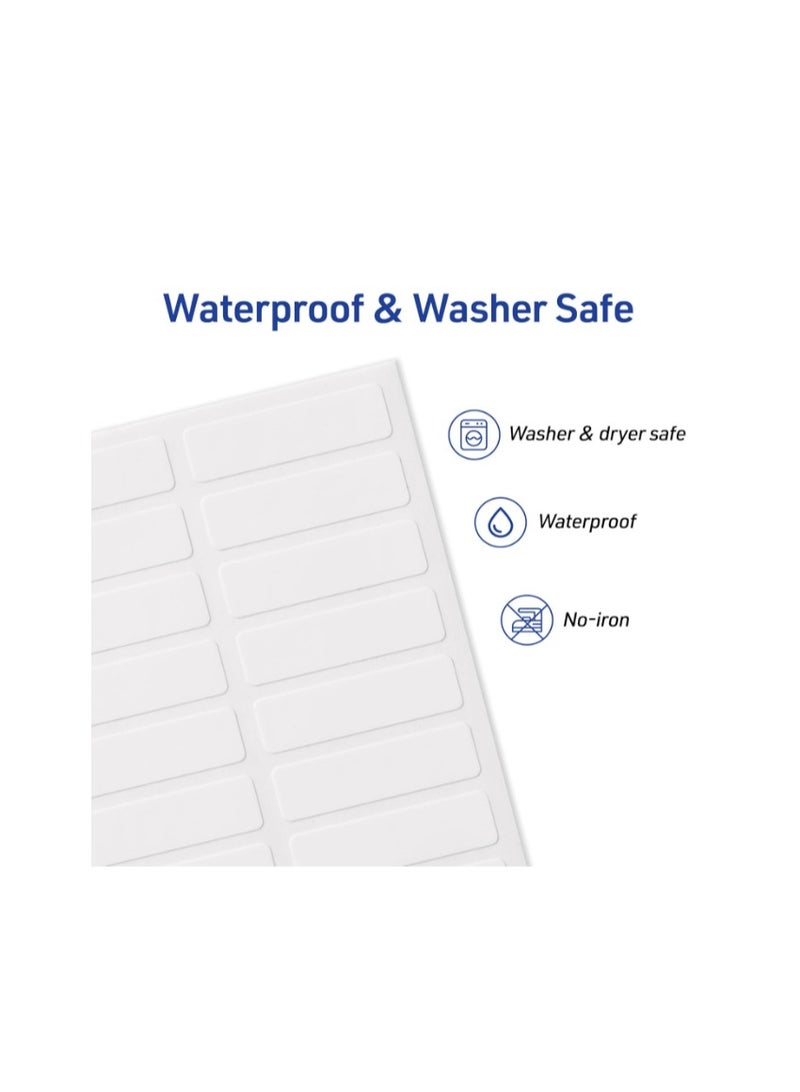 Avery No-Iron Fabric Labels, Washer & Dryer Safe, Handwriteable, 54 Pack, 1/2" x 1-3/4" (40720) - Image 3