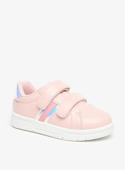 فلورا بيلا من شو إكسبرس Colourblock Sneakers with Hook and Loop Closure