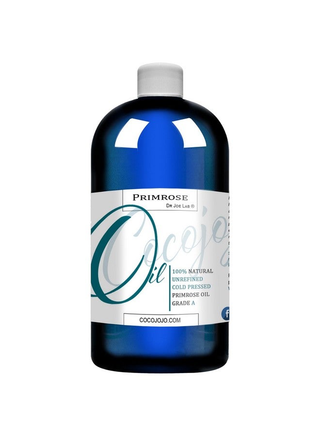 Dr Joe Lab Evening Primrose Oil 100% Pure Natural Cold Pressed Unrefined Extra Virgin Evening Primrose Seed Oil Moisturizing & Nourishing For Hair Skin Body Nail And Beard. 32 Oz - Image 1