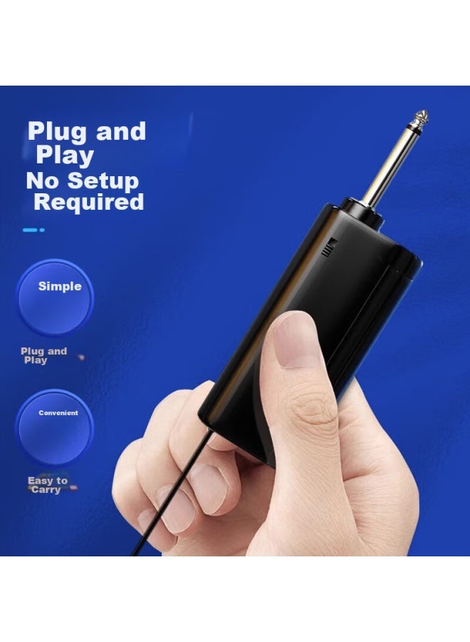 Sansui Rechargeable Wireless Universal Microphone For Stage, Professional, Home Use, Ktv, Singing, Speech, Meetings, Outdoor, Car Audio, Universal U7 Black One-to - Image 3