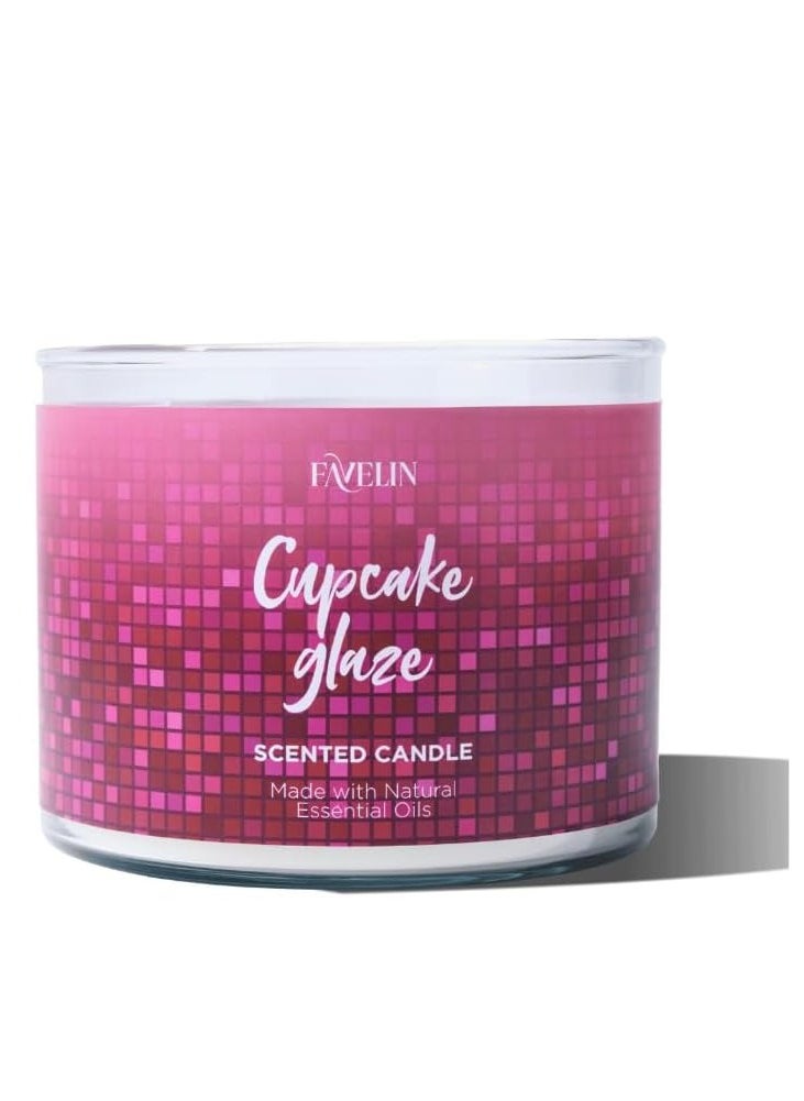 favelin - Cupcake Glaze Scented Candle | 300GM - Image 1