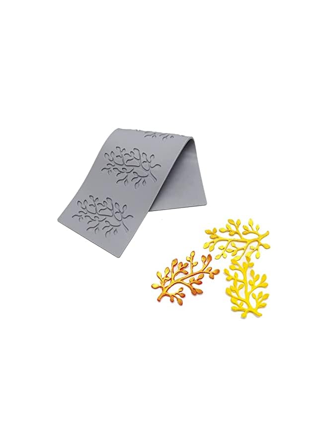 S-TOP Leaf and Coral Silicone Mold for Chef, Fondant, Food Cake Cupcake Decoration (Coral) - Image 4