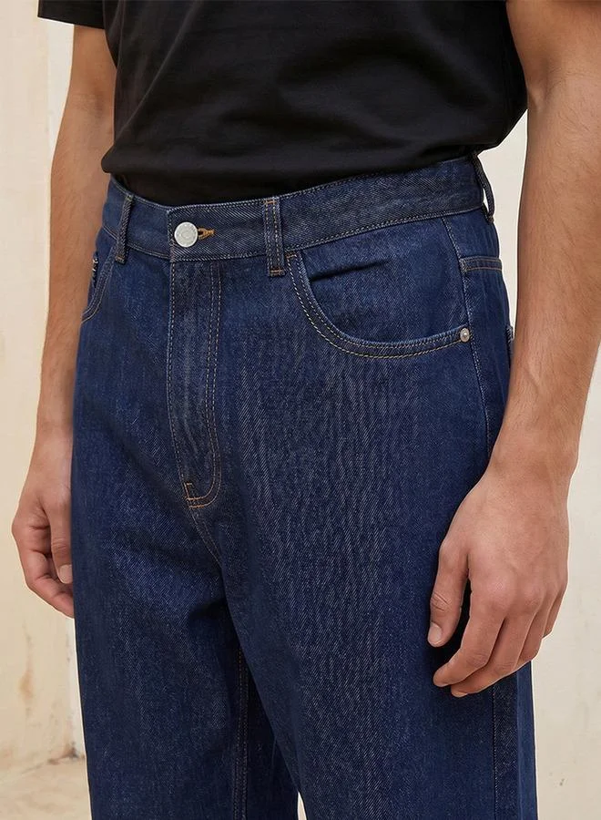 Lee Cooper BLUE Elasticated Baggy for Men | Best Price UAE